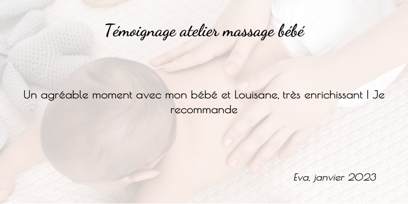 massage bébé montelimar drome